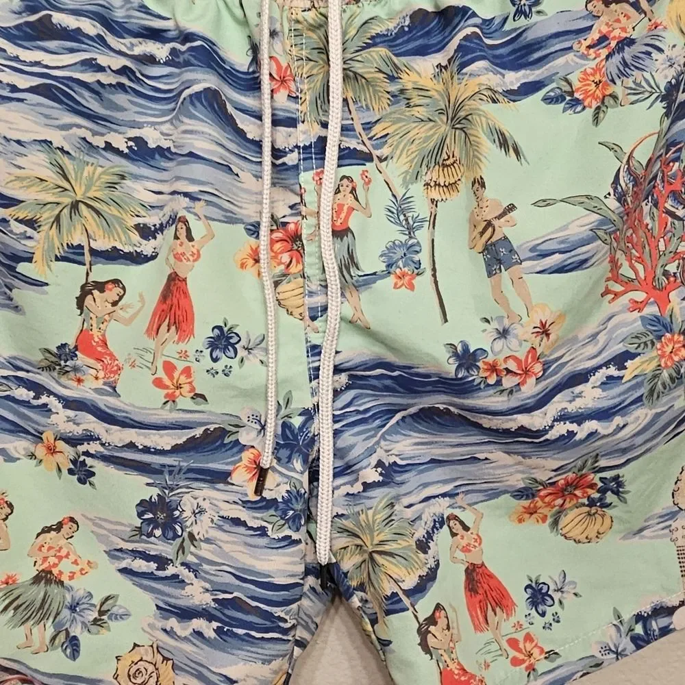Ralph Lauren Tropical Print Swim Trunks